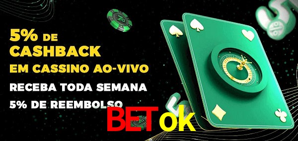 Promoções do cassino ao Vivo Betok